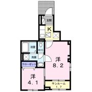 ハイネAの間取り画像