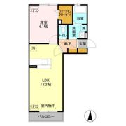 メゾンあきの間取り画像