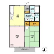 スターハイツ ABの間取り画像