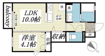 カーサクレールⅢの間取り画像