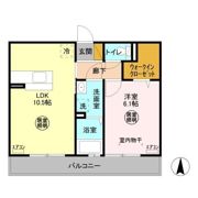 メゾンあきの間取り画像
