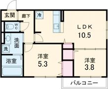 ボヌールコートの間取り画像