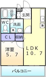カンターレ鶯谷Ⅰ番館の間取り画像