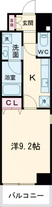 TKアンバーコート津久野の間取り画像