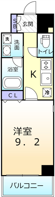 TKアンバーコート津久野の間取り画像