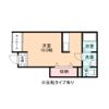 ワンルームマンションカナディアンの間取り画像