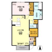 ティアラ Bの間取り画像