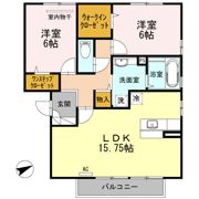サザンリーフ新涯の間取り画像