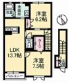 シャーメゾン イズ スクエアー エクセルの間取り画像