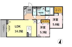 見晴らし台のソシアの間取り画像