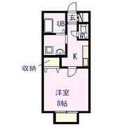 パセオ賀庄Aの間取り画像