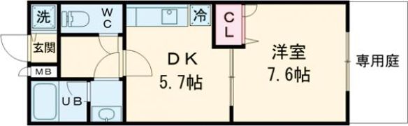 フジパレス 貝塚半田Ⅱ番館の間取り画像