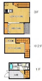 ガレット箱崎の間取り画像