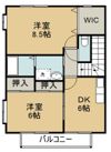 グリーンウッド Cの間取り画像