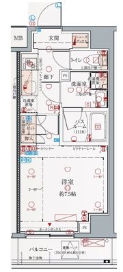 クレヴィスタ浮間舟渡の間取り画像