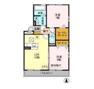 ﾂｸﾊﾞ ﾘｿﾞｰﾄ ﾏﾝｼｮﾝ ﾏﾘﾌｪｽﾀの間取り画像