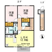ミリオンフルールの間取り画像