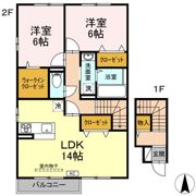 スピリトーゾ B棟の間取り画像