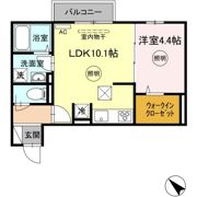 トレス若園館の間取り画像