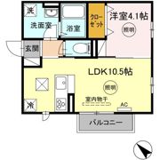 トレス若園館の間取り画像