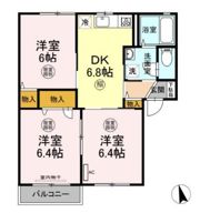 レジデンスINN（A・B棟） B棟の間取り画像