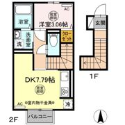 D-room夢 1号棟の間取り画像