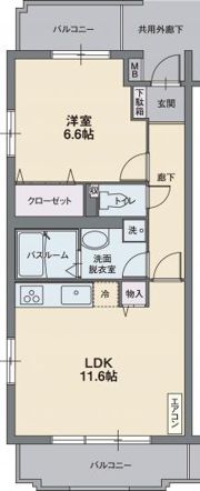 フレシール桜堤の間取り画像