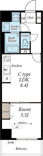 リブリ・レジデンス三ノ輪の間取り画像