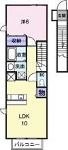 クレ ド ボヌールⅠの間取り画像