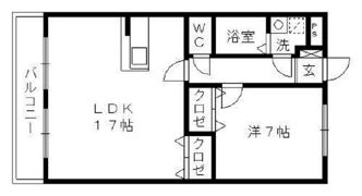 ヴィーブル野口の間取り画像