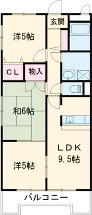 エポック三丁山の間取り画像