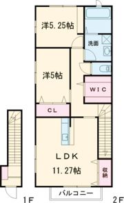 ALDREY Ⅰ（アルドリー）の間取り画像