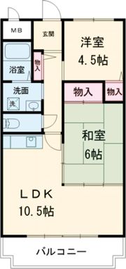 リュネールの間取り画像