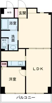 グリュックメゾン西大寺の間取り画像