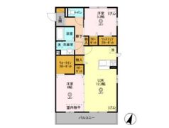 プレミール Bの間取り画像