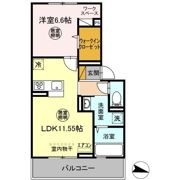 D-room公津の杜Aの間取り画像