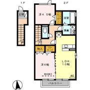 ルーエ岐南 Aの間取り画像