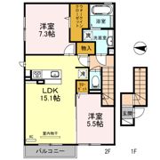 ラーク ヒルズの間取り画像