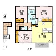 ヴィラ・ボヌール C棟の間取り画像