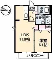 ジョリカⅡの間取り画像