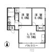 パインツリーBの間取り画像