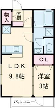 カサヴェルデ弐番館の間取り画像
