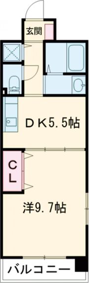 フォンターレの間取り画像