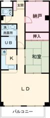サザンコートなかもずの間取り画像