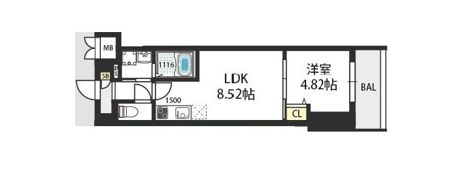 Luck Field（ラックフィールド）の間取り画像