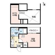 ヴァンクール中小田井(ヴァンクールナカオタイ)の間取り画像