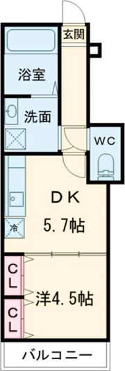 TKアンバーコート羽衣の間取り画像