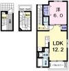 グランディール富里Ⅰの間取り画像