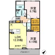 オテール・ロッシュⅠⅡの間取り画像