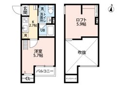 メゾンブラン北野田の間取り画像